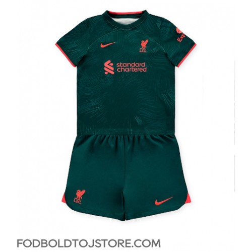 Liverpool Tredje sæt Børn 2022-23 Kortærmet (+ Korte bukser)